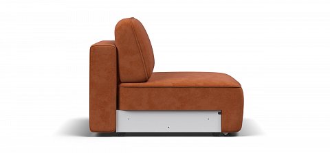 Кинг Модуль база сп. место велюр Алькантара оранж 3