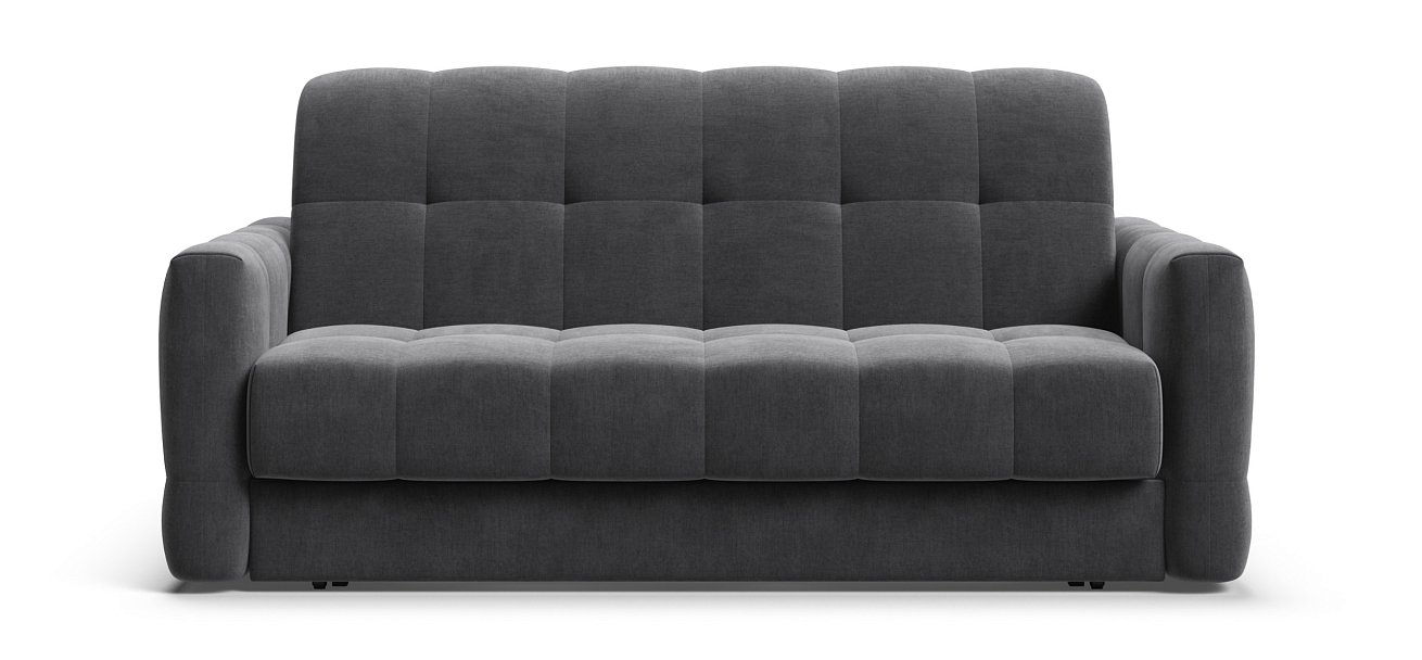 Диван Босс Слип 160 велюр Монолит серый
