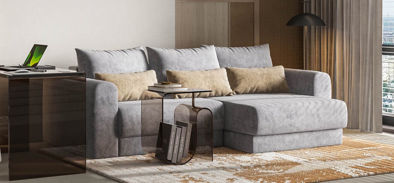 Ричмонд Модуль оттоманка велюр Роял агат