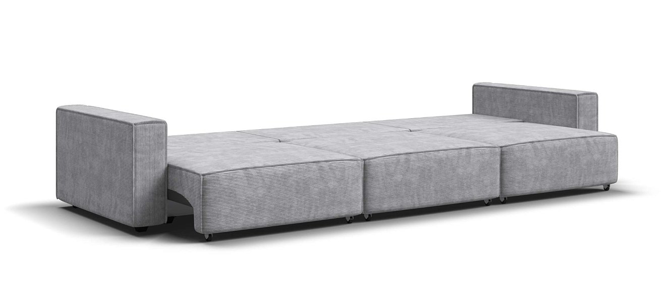 Диван Босс Софт Модуль Макс Вельвет Корд серый