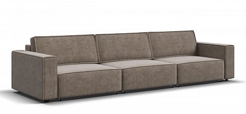 Диван Босс Софт Модуль Макс велюр Роял тауп 1