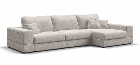 Угловой диван-кровать Босс Модуль ХЛ Шенилл Смарт кварц