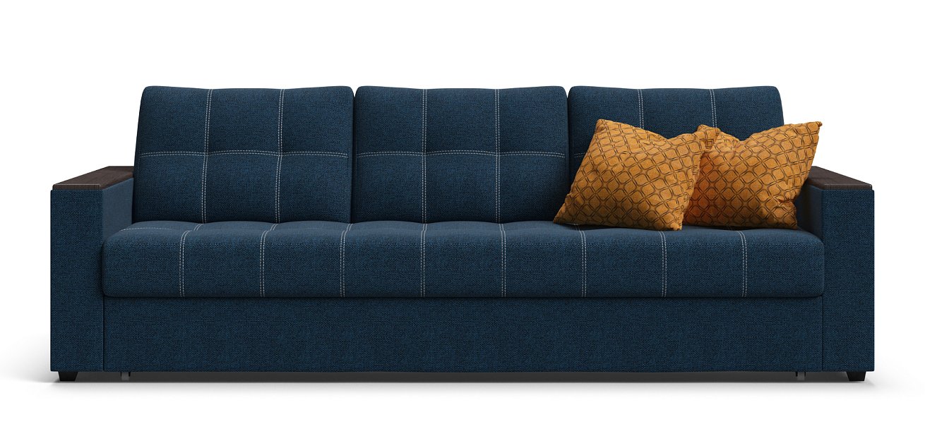 Диван Атланта НПБ 120 Рогожка Мальмо синий