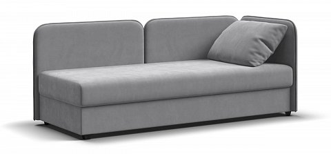 Тахта Ирис велюр Монолит сталь 3