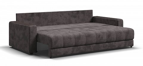 Диван Босс велюр Алькантара серый 3