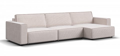 Угловой диван Босс Софт Модуль Макс Вельвет Корд бежевый