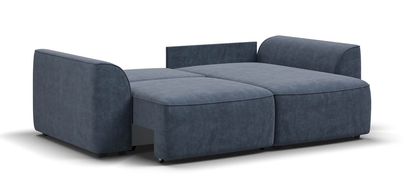 Угловой диван Кинг Модуль велюр Роял синий