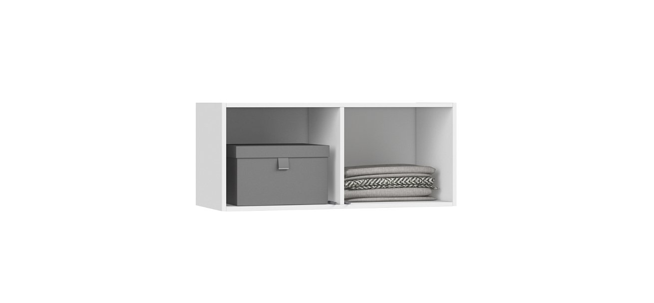 Антресоль 90 2Д Белый