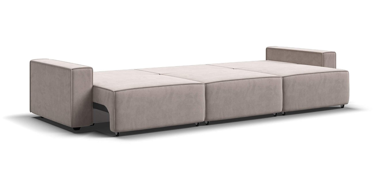 Диван Босс Софт Модуль Макс велюр Монолит латте