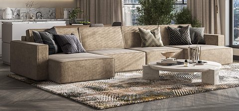 Босс Софт Модуль подлокотник 2 шт. велюр Роял тауп 2