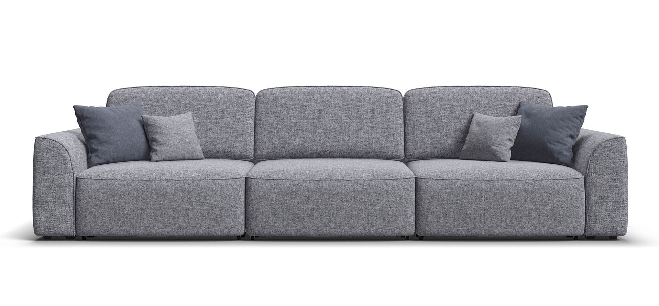 Диван Кинг Макс Рогожка Венто серый