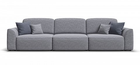 Диван Кинг Макс Рогожка Венто серый 1