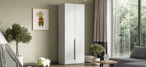 Босс Стандарт 90*236 шкаф распашной 2Д+ящики Белый 2