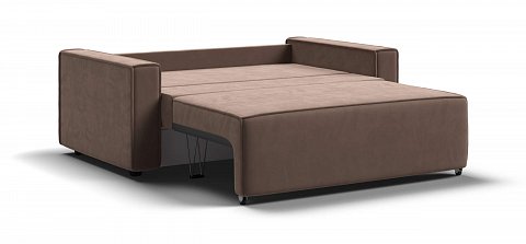 Диван Норд двухместный велюр Монолит мокко 3