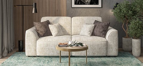 Диван Кинг Модуль Шенилл Смарт кварц 2