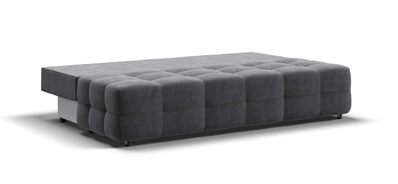 Диван Денди Мини велюр Монолит серый