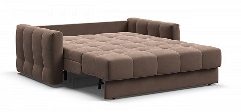 Диван Босс Слип 140 велюр Монолит мокко 3