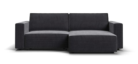 Угловой диван Босс Софт Модуль Вельвет Корд графит 1