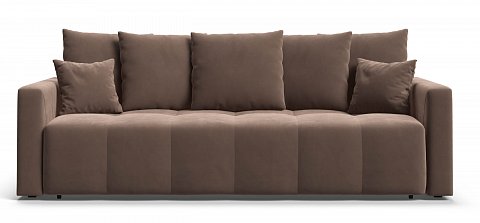 Диван Босс Тренд велюр Монолит мокко 1