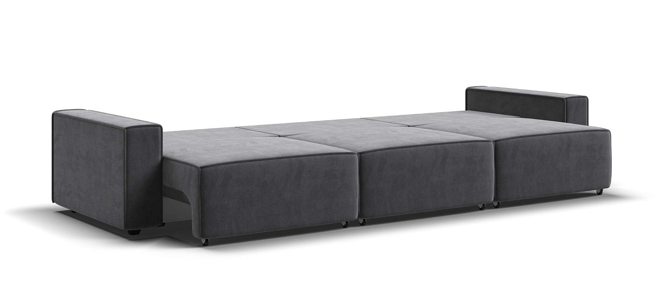 Диван Босс Софт Модуль Макс велюр Монолит серый