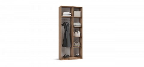 Рим 90 шкаф распашной 2Д 01 Орех Селект 3