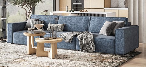 Босс Софт Модуль подлокотник 2 шт. велюр Роял синий 2