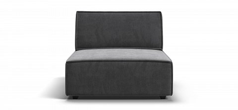 Босс Софт Модуль оттоманка велюр Монолит серый 2