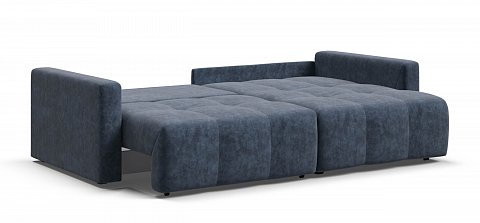 Угловой диван Босс Тренд велюр Роял синий 3