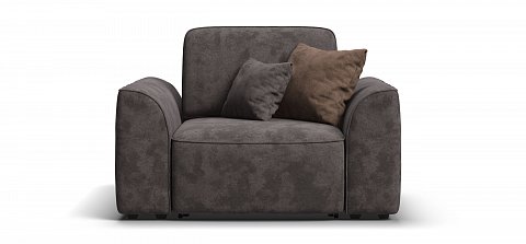 Кресло Кинг Модуль велюр Алькантара серый 2