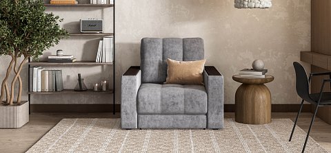 Босс кресло-кровать велюр Роял агат 2