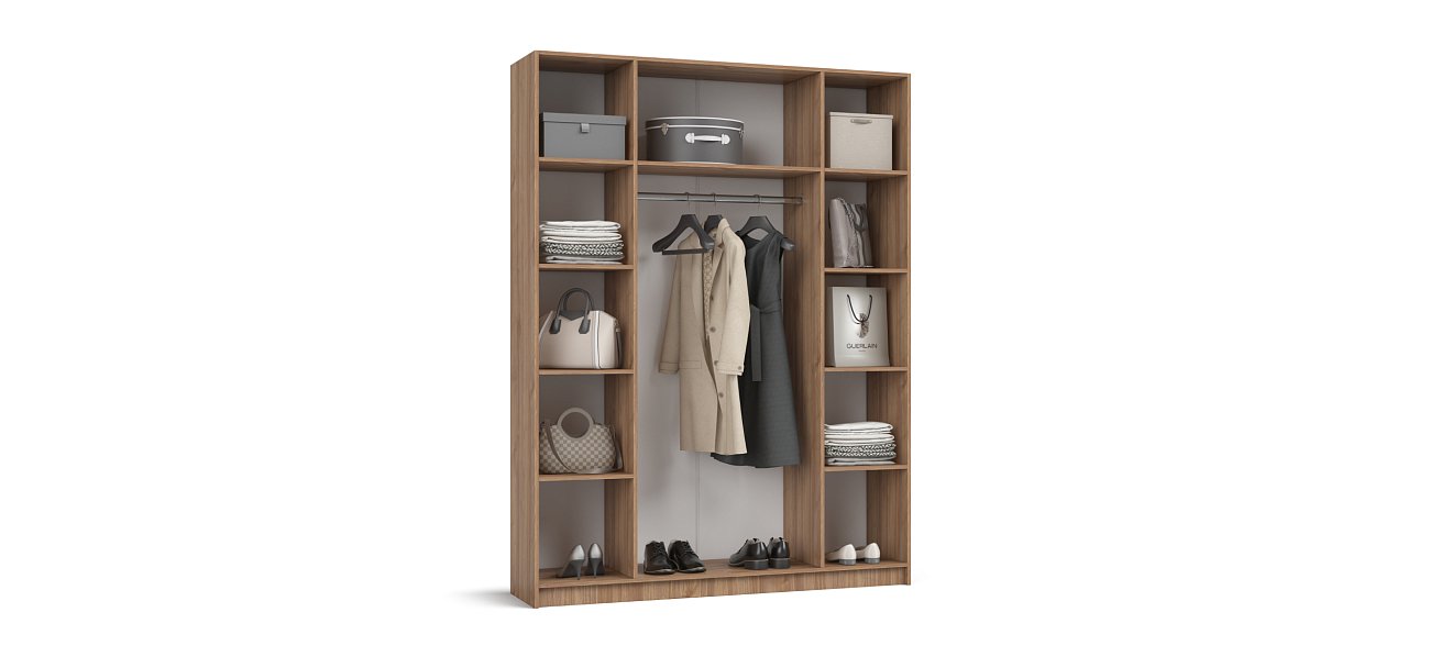 Босс Стандарт 160*220 шкаф распашной 4Д 01 Орех Селект