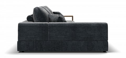 Угловой диван-кровать Босс Модуль ХЛ Шенилл Глосс карбон 3