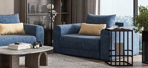 Ричмонд Модуль подлокотник 2 шт. велюр Роял синий 2