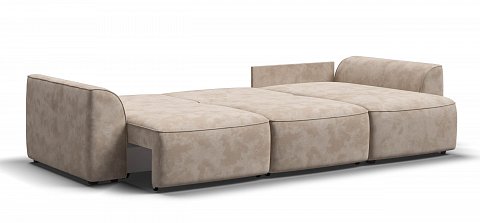 Угловой диван Кинг велюр Алькантара пепел 3