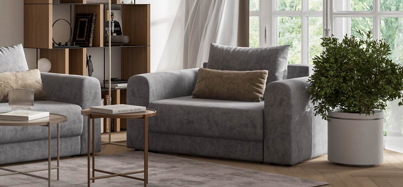 Ричмонд Модуль спальное место велюр Роял агат