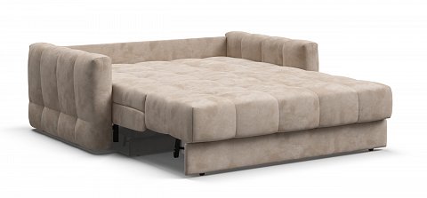 Диван Босс Слип 140 велюр Алькантара пепел 3