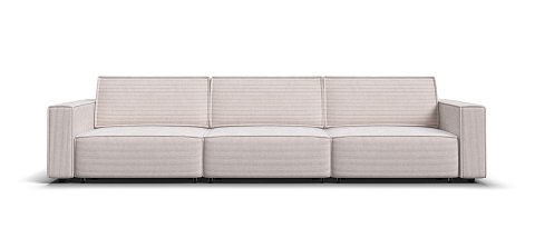 Диван Босс Софт Модуль Макс Вельвет Корд бежевый 1