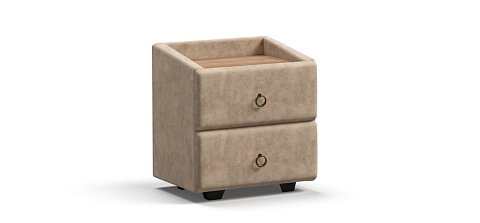 Тумба Босс Классик велюр Роял шампань, Орех Селект 1