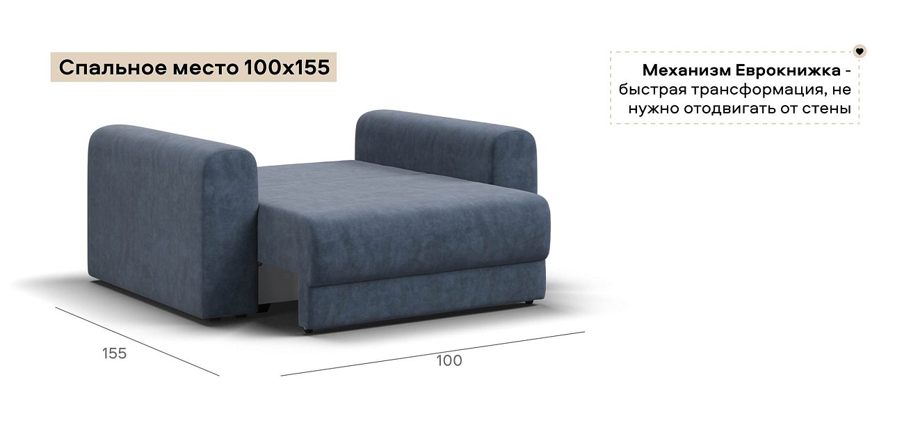 Кресло Ричмонд Модуль велюр Роял синий