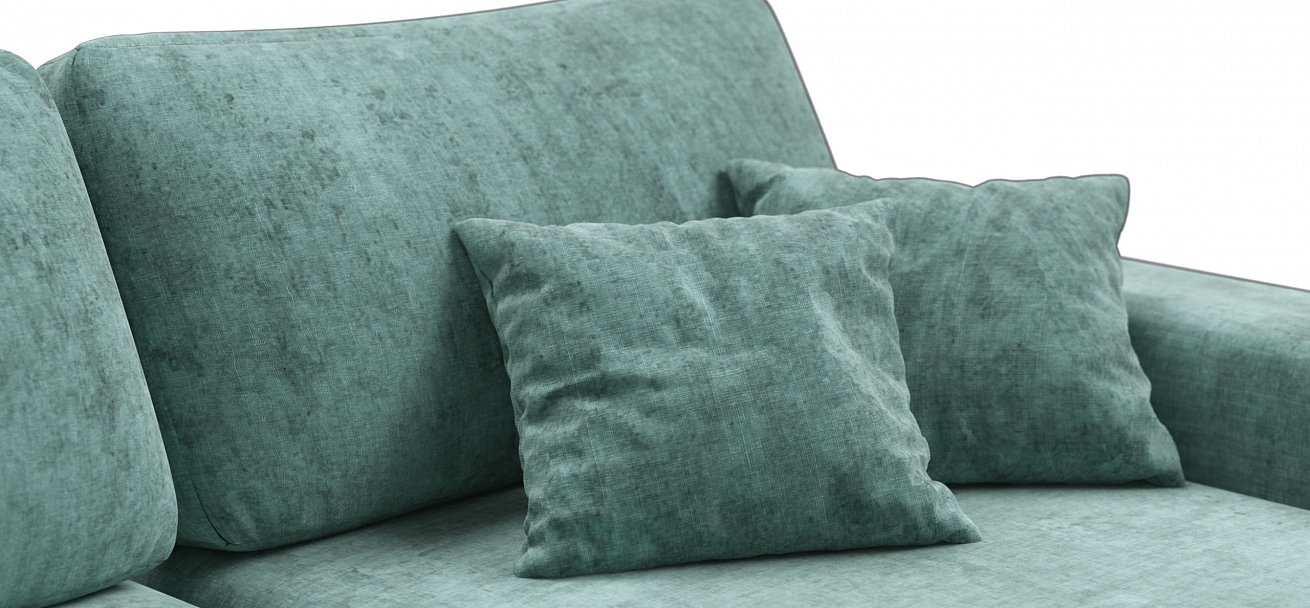 Угловой диван-кровать Босс Модуль ХЛ Шенилл Глосс минт