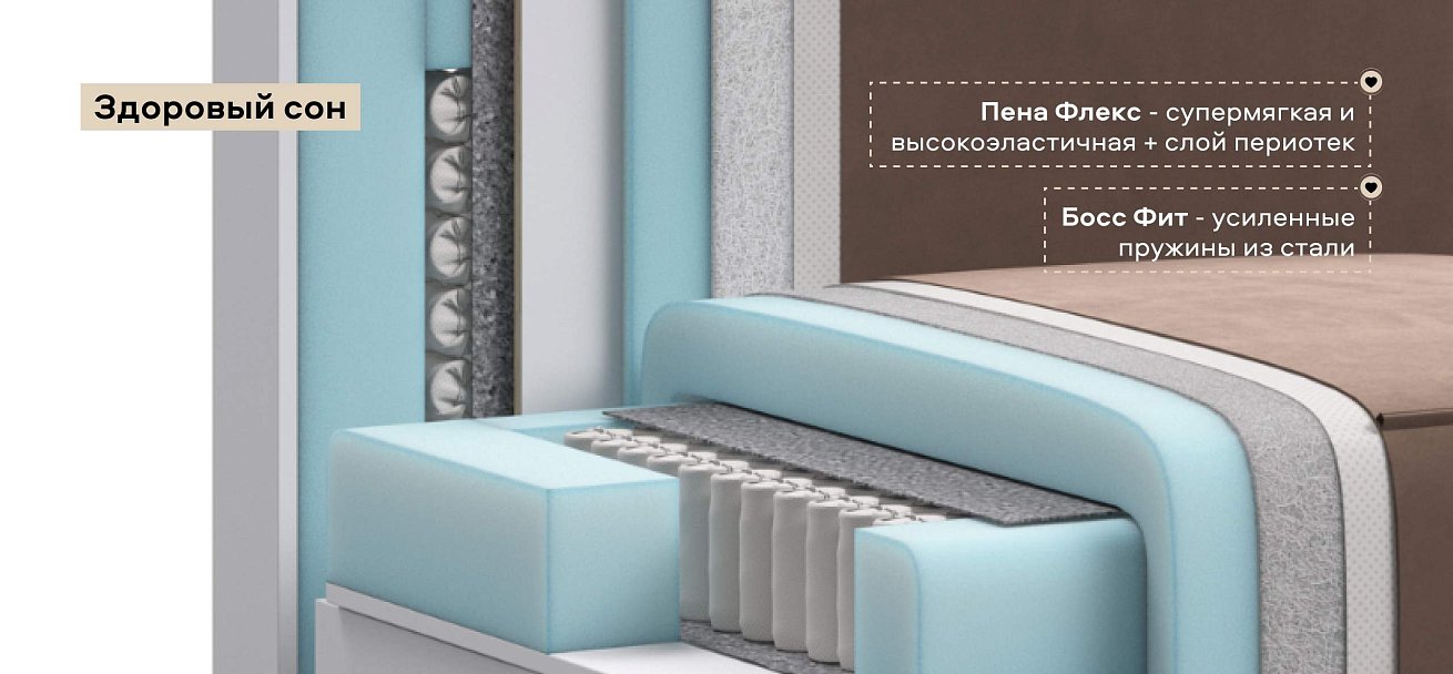 Кресло Босс Софт Модуль велюр Монолит мокко