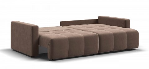 Угловой диван Босс Тренд велюр Монолит мокко 3