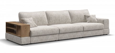 Диван-кровать Босс Модуль Макс Шенилл Смарт кварц 1