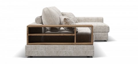 Угловой диван-кровать Босс Модуль ХЛ Шенилл Смарт кварц 3