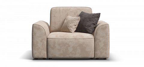 Кресло Кинг Модуль велюр Алькантара пепел 2