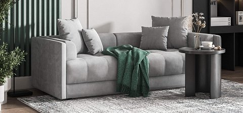 Тахта Босс велюр Монолит сталь 2