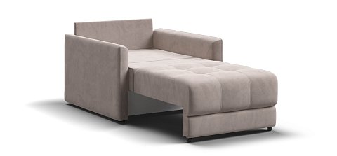 Босс Лофт кресло-кровать велюр Монолит латте 3