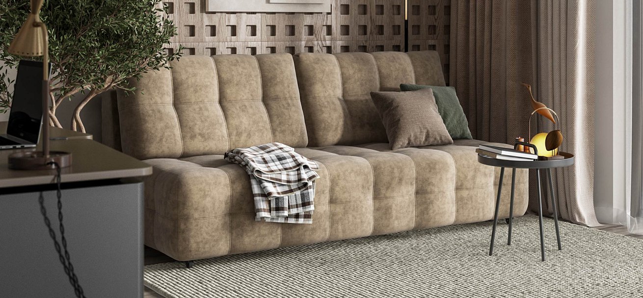 Диван Босс Мини велюр Роял тауп