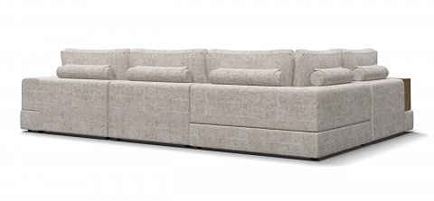 П-образный диван-кровать Босс Модуль Шенилл Смарт кварц 3