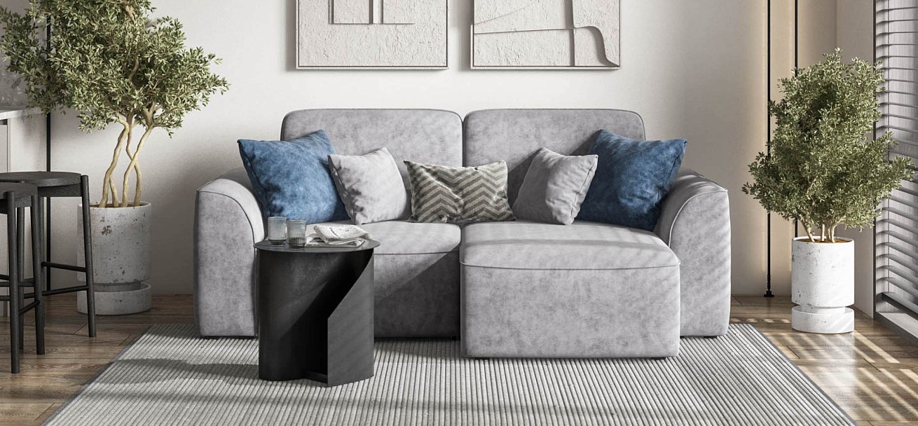 Кинг Модуль оттоманка велюр Роял агат